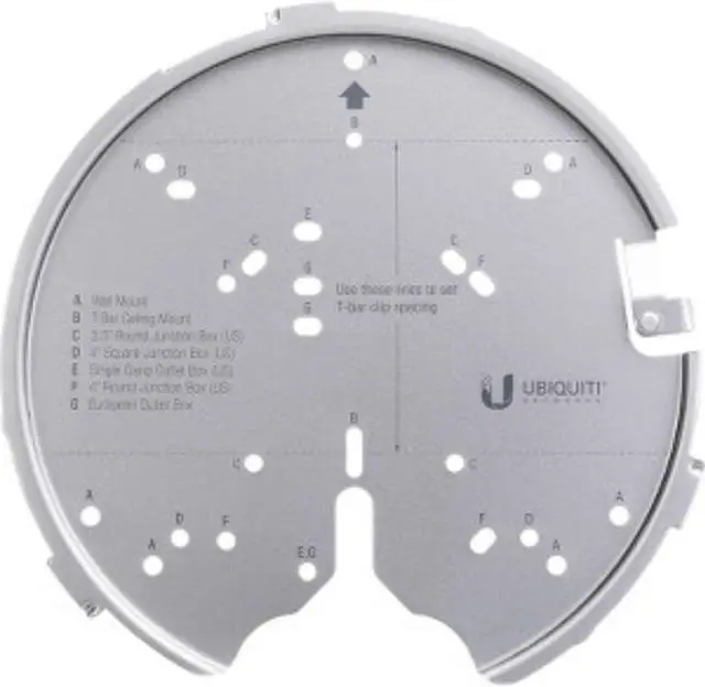 Alt view image 10 of 20 - Ubiquiti U-PRO-MP UniFi Professional Mounting System