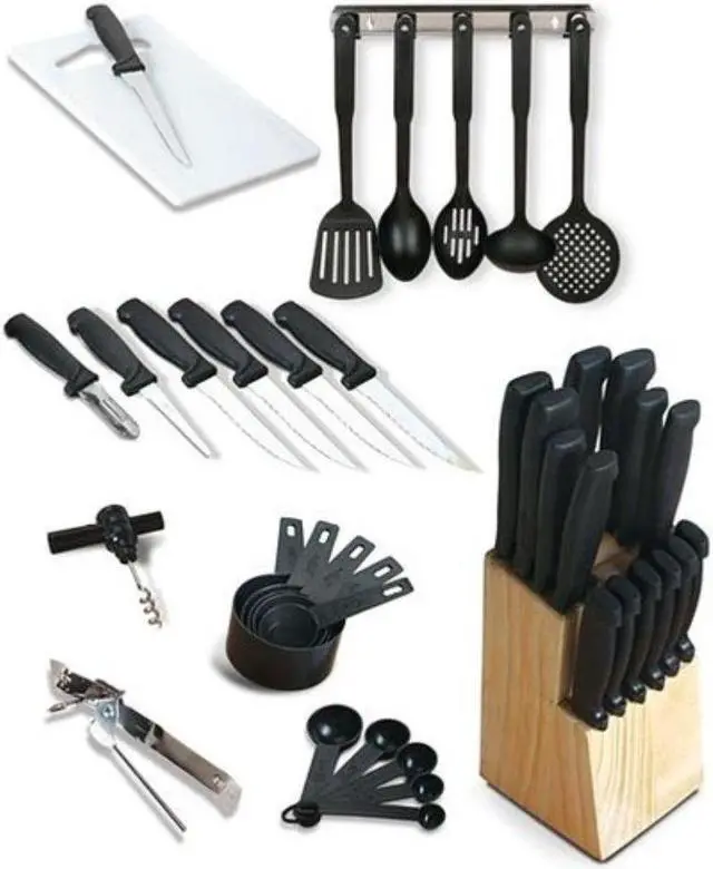 Alt view image 3 of 9 - Gibson 64159.41 Flare Cutlery Combo Set, 41 Piece