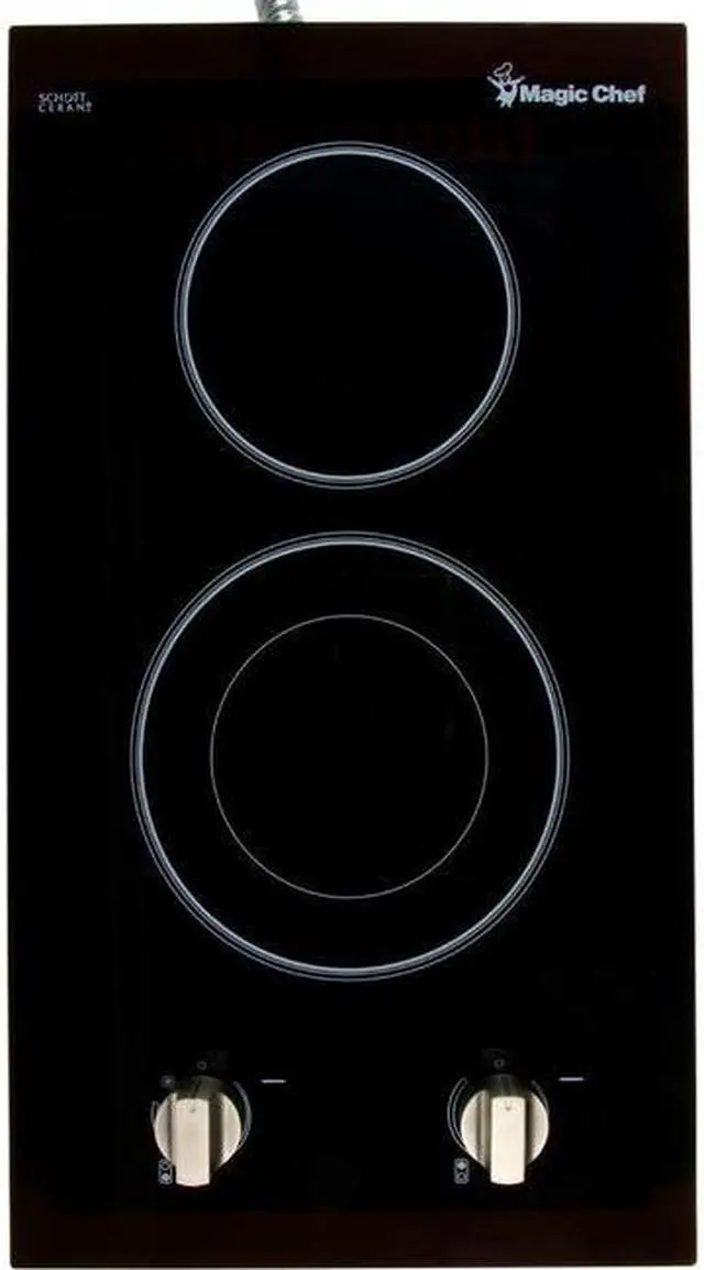Alt view image 6 of 9 - Magic Chef 12-Inch Electric Cooktop 240V MCSCTE12BG1