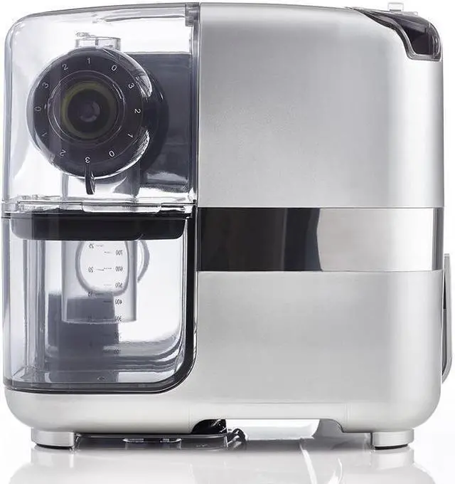 Alt view image 6 of 17 - Omega Cube Nutrition System Juicer Creates Fruit Vegetable & Wheatgrass Juice Slow Masticating Compact Design with Convenient Storage, 200-Watt, Silver