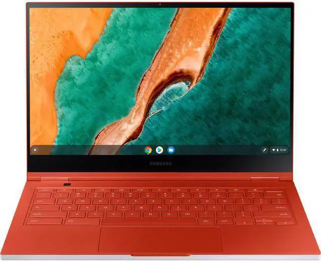 Alt view image 6 of 19 - Samsung - Galaxy 13.3" 4K Ultra HD Touch-Screen Chromebook - Intel Core i5 - 8GB Memory - 256GB SSD - Fiesta Red Tablet Notebook Laptop XE930QCA-K01US