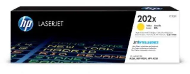 Alt view image 2 of 2 - HP 202X LaserJet Toner Cartridge - Yellow