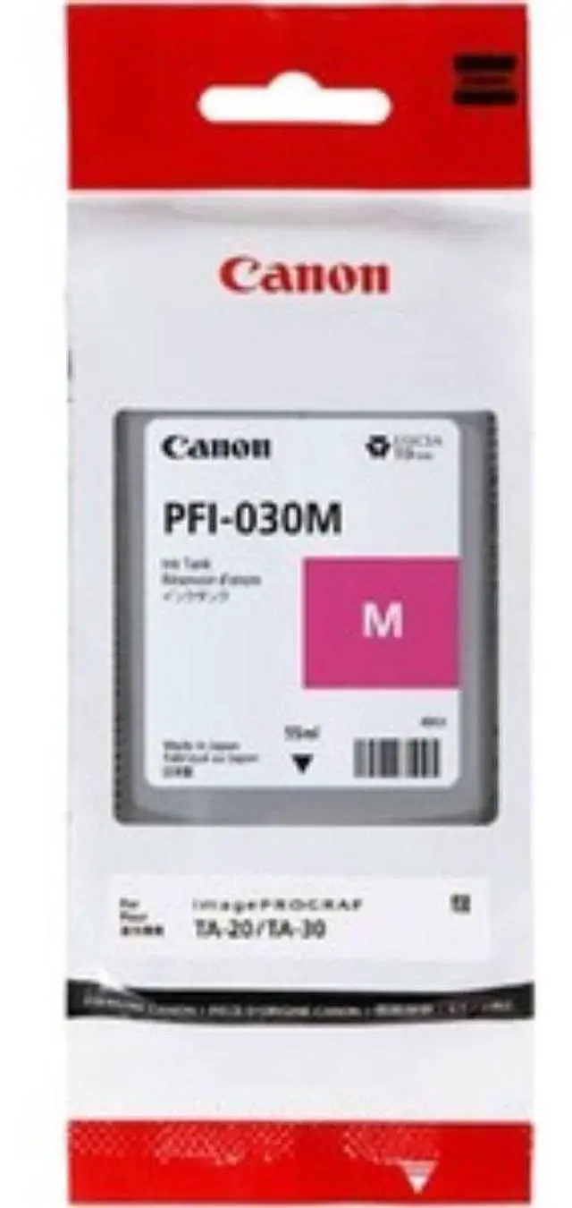 Alt view image 4 of 4 - Canon PFI-030 Pigment Magenta Ink Tank, 55ml #3491C001AA