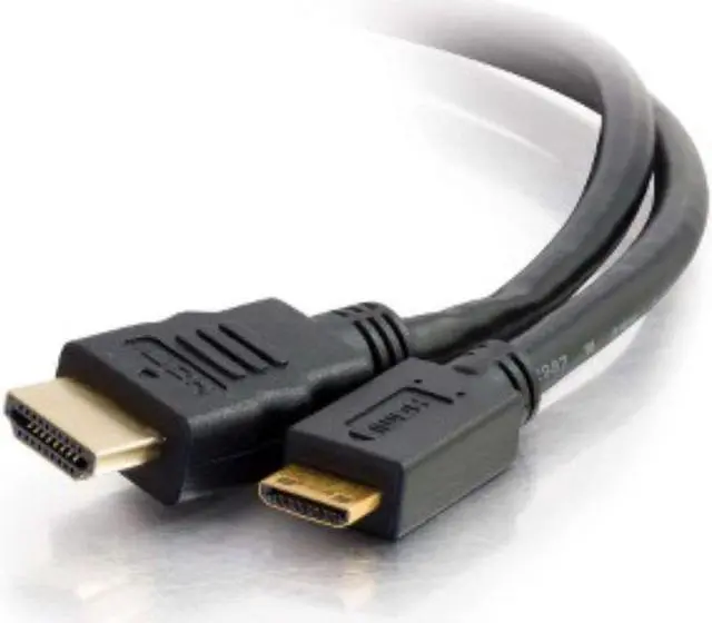 Alt view image 6 of 7 - C2G 50619 4K UHD High Speed HDMI to Mini HDMI Cable (60Hz) with Ethernet for 4K Devices, Black (6 Feet, 1.82 Meters)
