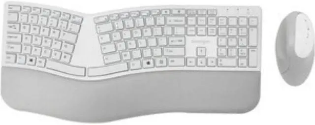 Alt view image 9 of 20 - Kensington Pro Fit K75407US Gray 2.4 GHz and Bluetooth Ergonomic Keyboard and Mouse
