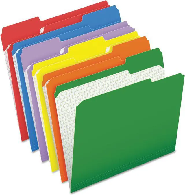 Alt view image 2 of 8 - Pendaflex Reinforced Top Tab File Folders 1/3 Cut Letter Assorted 100/Box