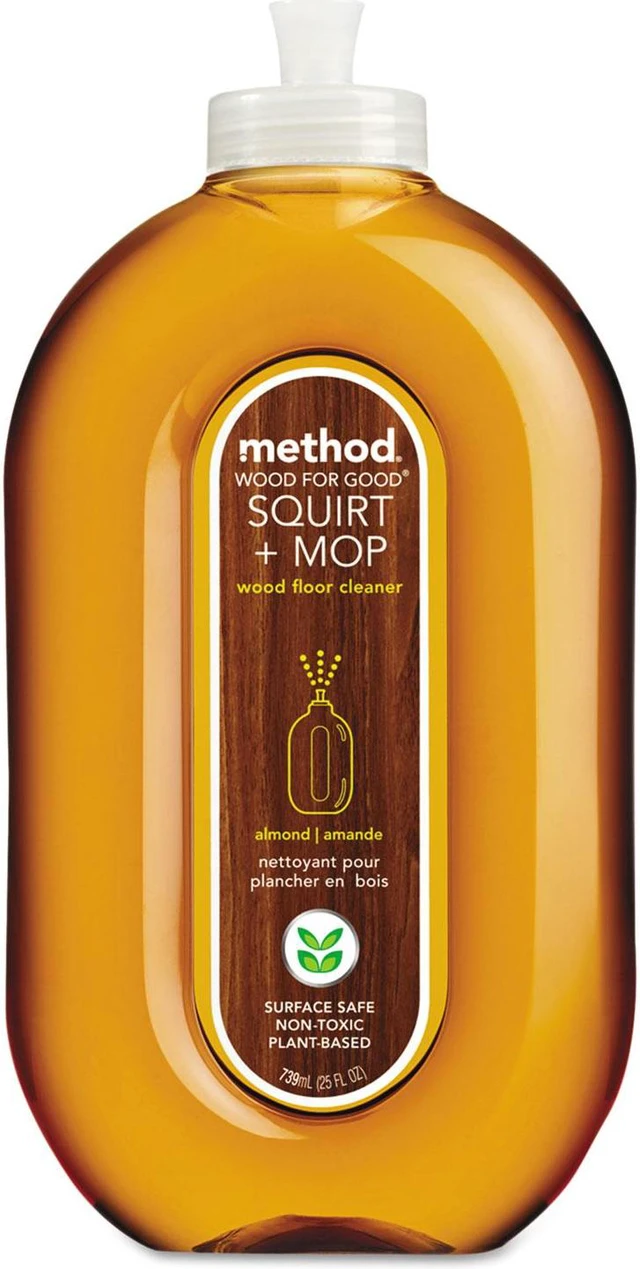 Alt view image 6 of 12 - Method Squirt + Mop Wood Floor Cleaner Almond Scent 25 oz Squirt Bottle 00562