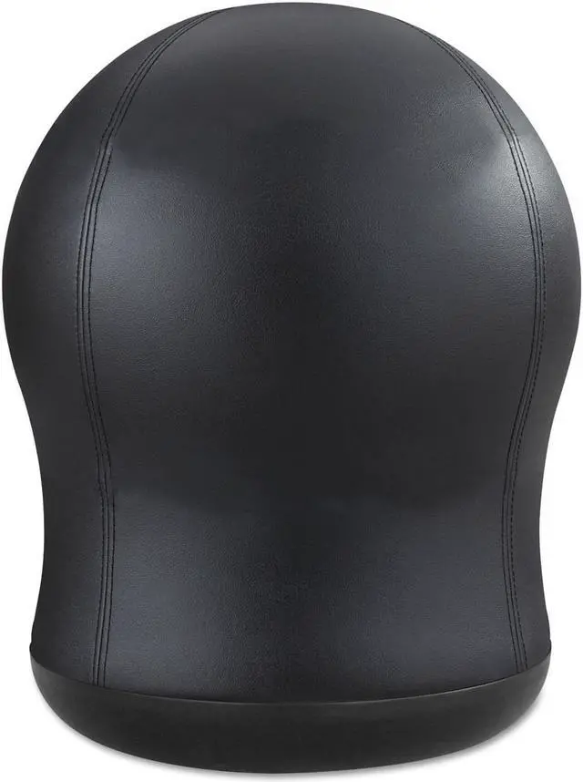 Alt view image 6 of 9 - Safco Zenergy Swivel Ball Chair 17 1/2" Diameter x 23" High Black Vinyl 4760BV
