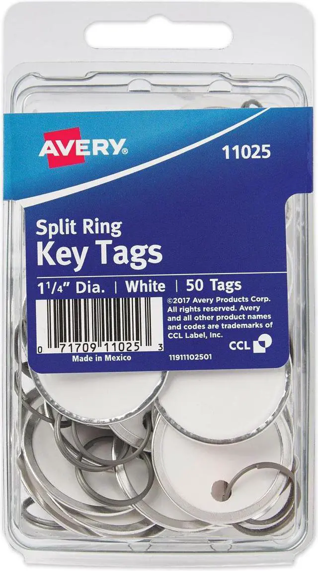 Alt view image 9 of 9 - Avery Products 50Pk 1-1/4" Key Ring 11025 Unit: PKG