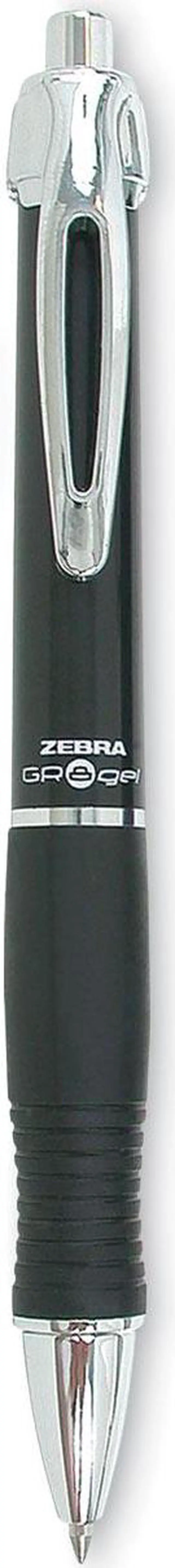 Alt view image 3 of 11 - Zebra Pen,Gel,Ret,0.7mm,Bk 42610