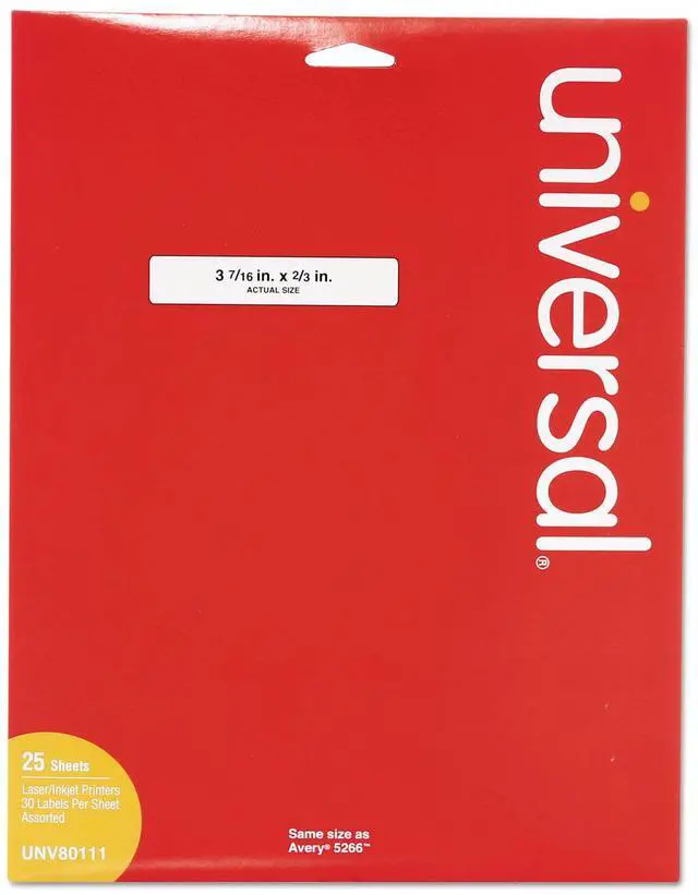Alt view image 2 of 4 - Universal Self-Adhesive Permanent File Folder Labels - UNV80111