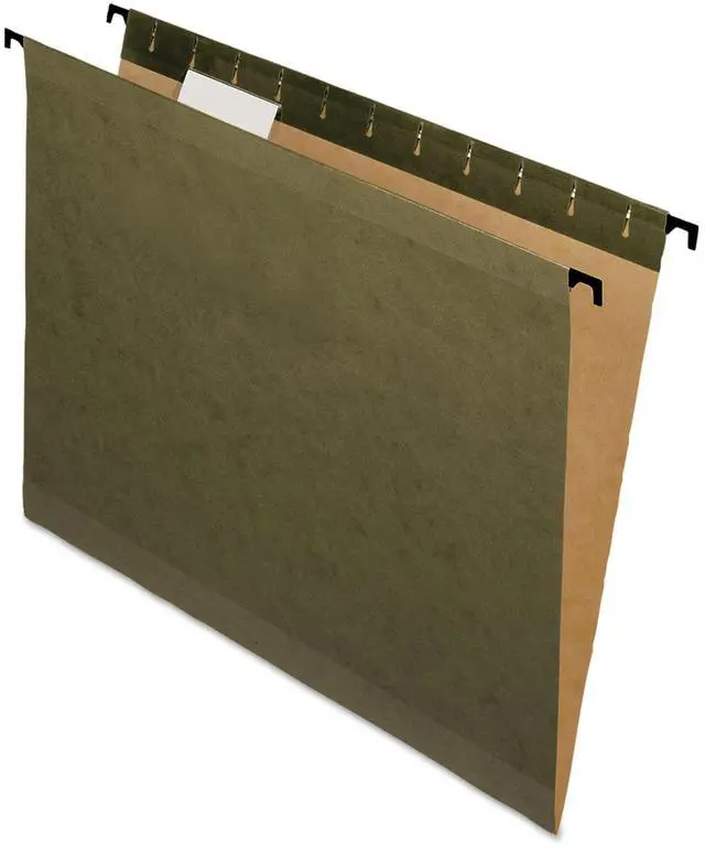 Alt view image 6 of 13 - Pendaflex 615215 Poly Laminate Reinforced Hanging Folders, Letter, Green, 20/Box, 1 Box