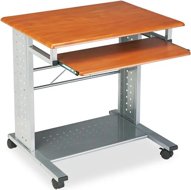 Alt view image 9 of 12 - Mayline Empire Mobile PC Cart 29-3/4w x 23-1/2d x 29-3/4h Medium Cherry 945MEC