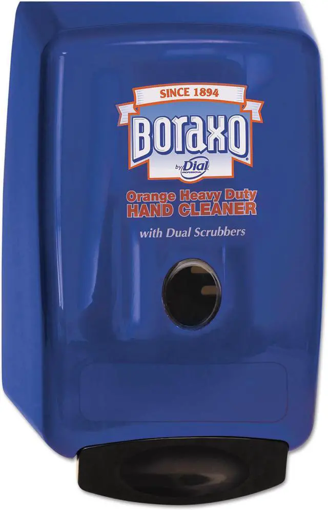 Main image of Boraxo 2L Dispenser for Heavy Duty Hand Cleaner Blue 10.49"x4.98"x6.75" 10989