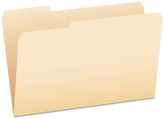 Alt view image 2 of 11 - Pendaflex File Folders 1/3 Cut Top Tab Legal Manila 100/Box 75313