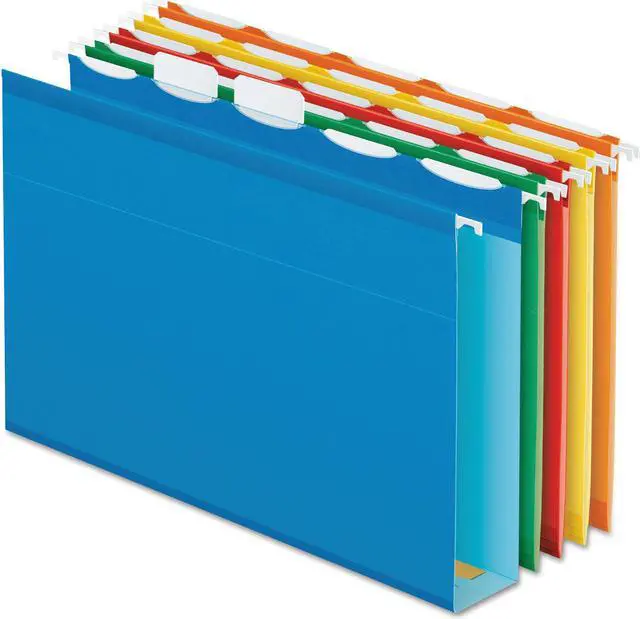 Alt view image 2 of 9 - Pendaflex Ready-Tab 42700 Ready-Tab Hanging File Folders, 2 in. Capacity, Letter, Assorted, 20-Box