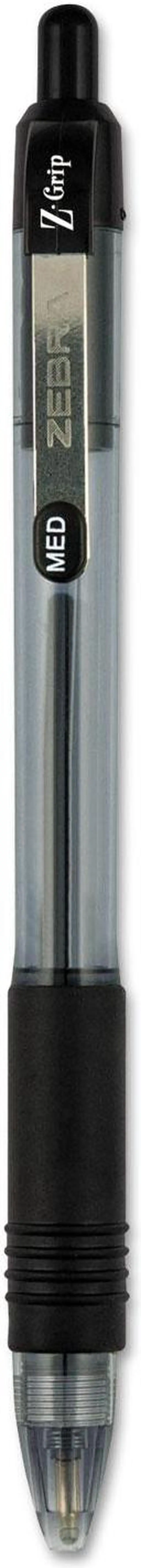 Alt view image 5 of 10 - ZEBRA PEN CORP. Z-Grip Retractable Ballpoint Pen Black Ink Medium 48/Pack 22148