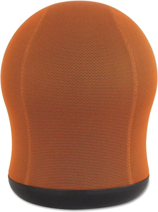 Alt view image 8 of 12 - Safco - 4760OR - Zenergy Swivel Ball Chair, 17 1/2 Diameter x 23 High, Orange Mesh