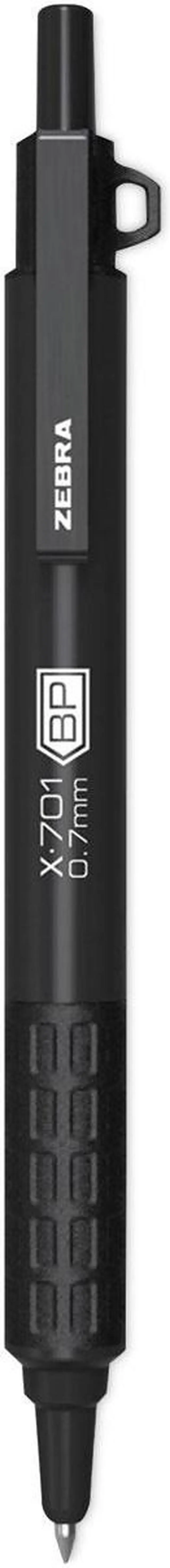 Alt view image 5 of 18 - X-701 Retractable Ballpoint Pen, Fine 0.7mm, Black Ink, Black Barrel 29811
