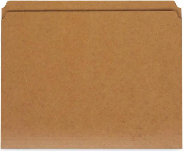 Alt view image 2 of 10 - UNIVERSAL Kraft File Folders Straight Cut Top Tab Letter Kraft 100/Box 16130