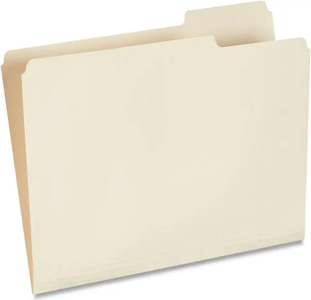 Alt view image 2 of 10 - UNIVERSAL File Folders 1/3 Cut Third Position One-Ply Top Tab Letter Manila 100