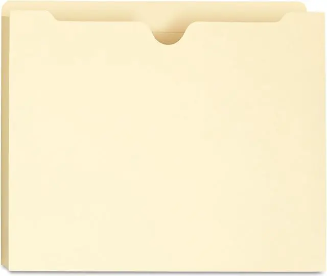 Alt view image 3 of 4 - Universal Manila File Jackets with Reinforced Tabs Two Inch Expansion Letter 50