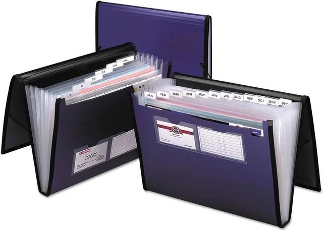 Alt view image 2 of 2 - Pendaflex 52670 Professional Expanding Document Organizer- Letter- 7 Pockets- Blue