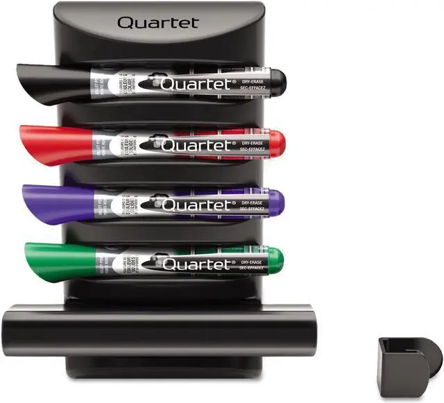 Alt view image 3 of 16 - Quartet 85377 Prestige 2 Connects Marker Caddy, 4 Chisel-Tip Markers, Assorted, 1 Each