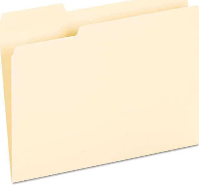 Alt view image 3 of 10 - UNIVERSAL Recycled Interior File Folders 1/3 Cut Top Tab Letter Manila 100/Box