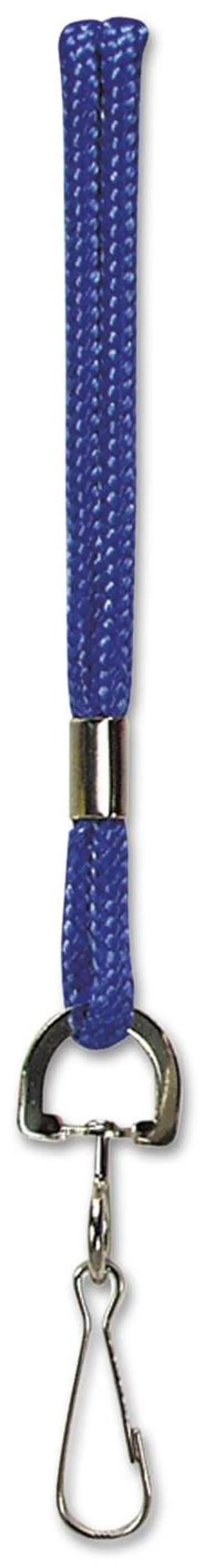 Alt view image 12 of 19 - Baumgartens Standard Lanyard With Hook 36" L Nylon Blue 68903