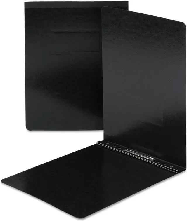 Alt view image 2 of 9 - Smead End Opening PressGuard Report Cover Prong Fastener Letter Black 81124
