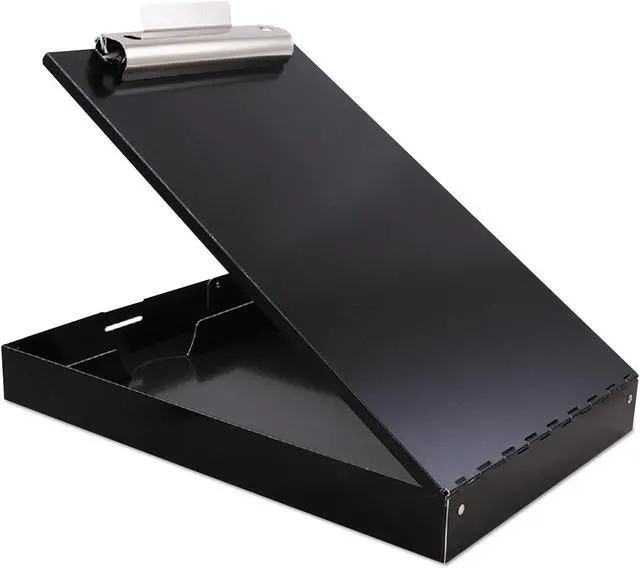 Alt view image 3 of 12 - Saunders Storage Clipboard 1-1/2" Storage 9"Wx14-1/4"Lx2-3/4"H BK 11018