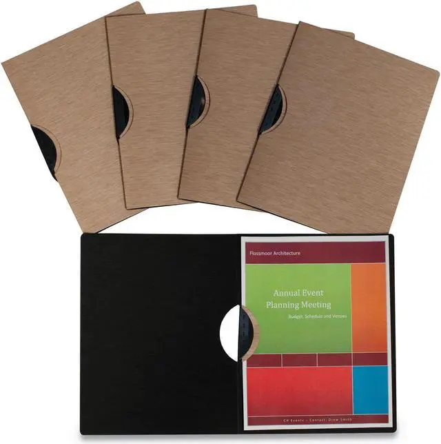 Main image of C-Line Report Cover Swing Clip 9"Wx11-3/4"Lx1-1/4"H 5/PK Bronze 33316