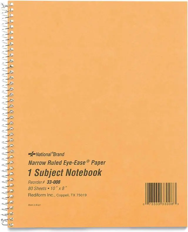 Alt view image 6 of 20 - National Notebook,Wrbnd,10x8,N/Rl 33008