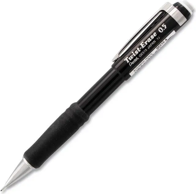 Alt view image 6 of 13 - Pentel Twist-Erase III Mechanical Pencil 0.5 mm Black Barrel QE515A