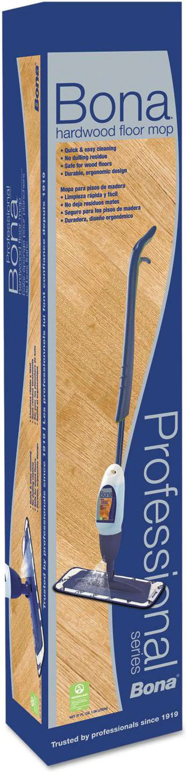 Alt view image 5 of 6 - BONA WM710013408 Hardwood Floor Care Kit,Microfiber,52"L
