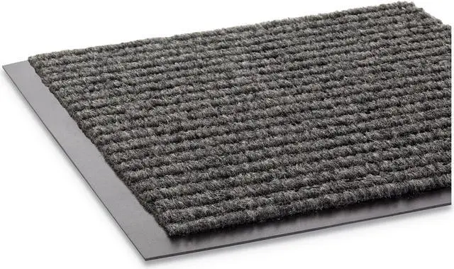 Alt view image 2 of 5 - Crown Needle Rib Wipe & Scrape Mat Polypropylene 48 x 72 Gray NR0046GY