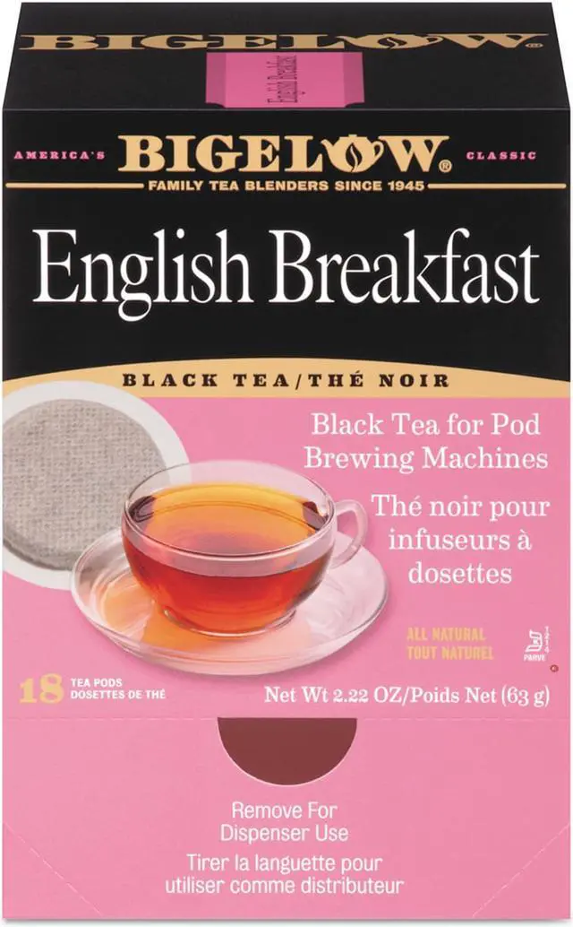 Alt view image 2 of 7 - Bigelow English Breakfast Tea Pods 1.90 oz 18/Box 009906