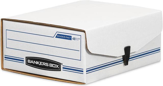 Fellowes Bankers Box 10 cajas de Archivo Definitivo 150mm A4 - Montaje  Automatico Fastfold - Carton Reciclado Certificacion FSC - Nucleo Digital