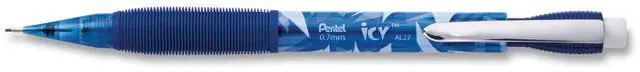 Alt view image 6 of 13 - Pentel Icy Mechanical Pencil 0.7 mm Transparent Blue Barrel 24/Pack AL27TCSWSPR