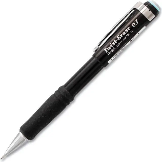 Alt view image 3 of 11 - Pentel Twist-Erase III Mechanical Pencil 0.7 mm Black Barrel QE517A