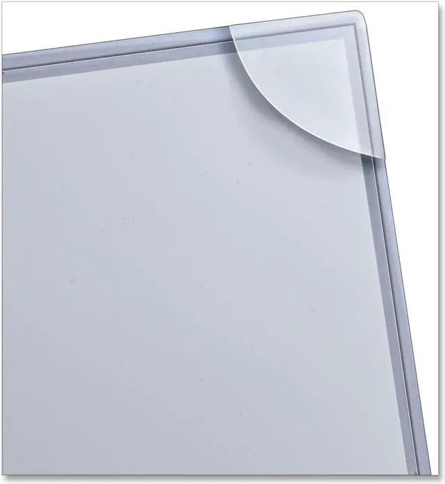 Alt view image 2 of 2 - Avery-Dennison 72269 Three-Hole Punched Corner Lock Plastic Sleeves, Clear - 11.75 x 9.5 in.