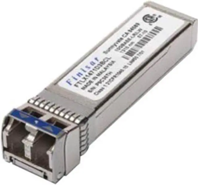 Main image of Finisar 10Gb/s 10km 1310nm Single Mode Datacom SFP+ Optical Transceiver