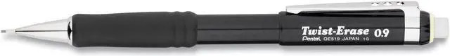 Alt view image 4 of 9 - Pentel Twist-Erase III Mechanical Pencil 0.9 mm Black Barrel QE519A