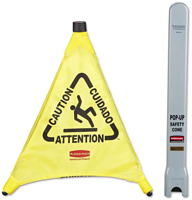 Alt view image 8 of 12 - Rubbermaid Commercial Cones,Safety,20",Caution 9S00 YEL