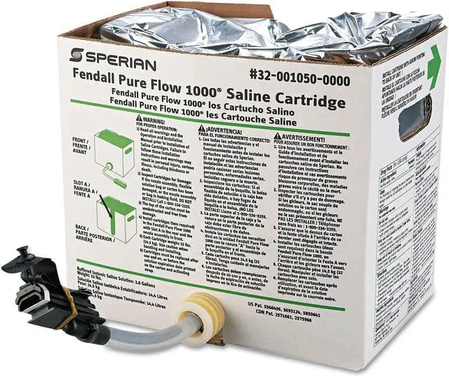 Alt view image 2 of 8 - Fendall Saline Cartridge Refill Set For Pure Flow 1000, 3.5Gal