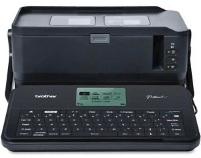Alt view image 10 of 20 - Brother P-touch PTD800W Thermal Transfer Printer - Desktop - Label Print