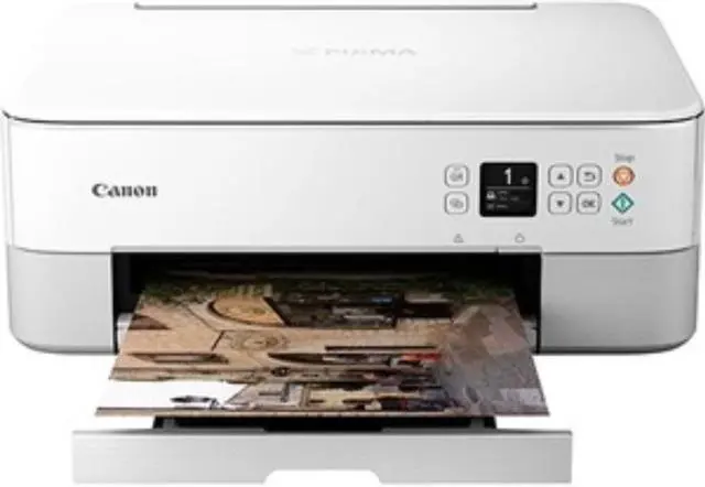 Alt view image 8 of 8 - Canon PIXMA TS5320 Wireless Office All-In-One Printer, White #3773C022