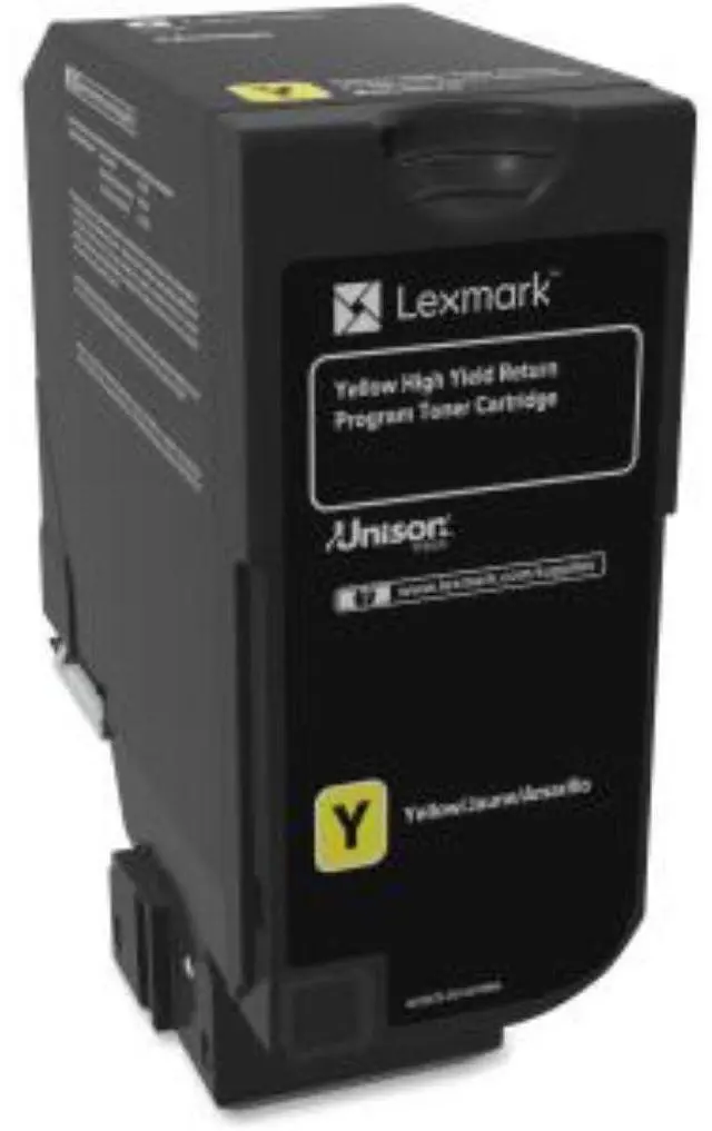 Alt view image 3 of 11 - Lexmark Toner,Cx725,Hy,Rtn,Yl 84C1HY0