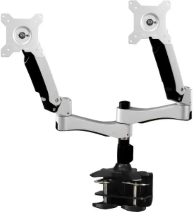 Alt view image 6 of 8 - Amer AMR2AC Articulating Dual Monitor Mount - 15" to 27" Monitors